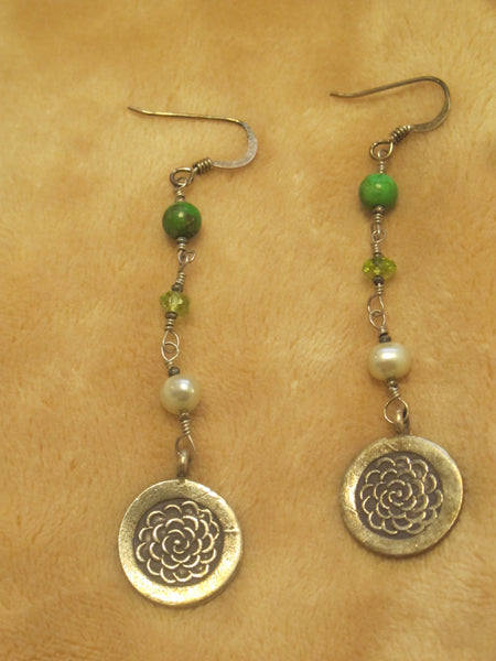 Sterling Silver Chrysanthemums
